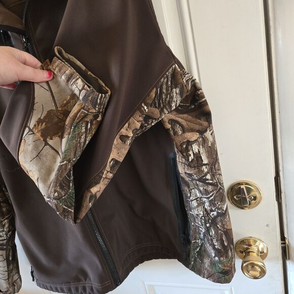 Gamehide Realtree Camouflage Jacket Full Zip Long Sleeves Brown Men's Size XL - Picture 5 of 6